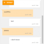 Redesigned SMS message screen with lots of changes